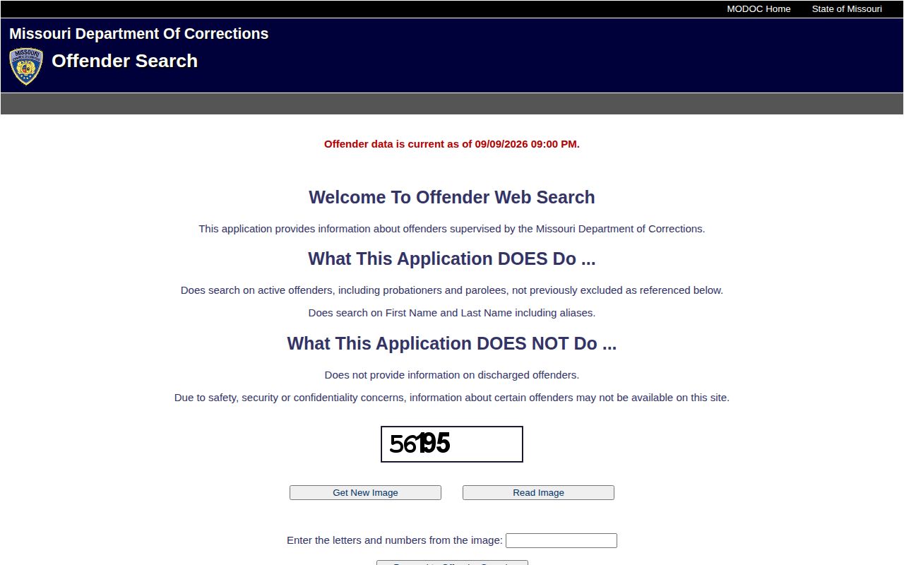 Missouri DOC search for Audrain County arrest cases reaching state supervision
